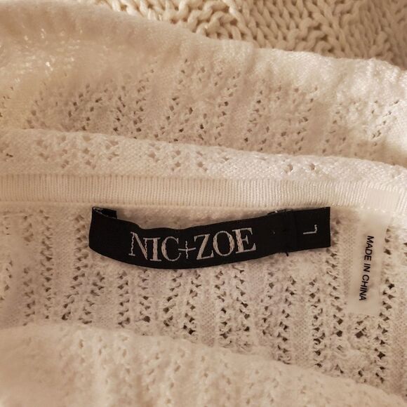 NIC+ZOE Flash Pointelle Detail Sweater - Picture 10 of 12
